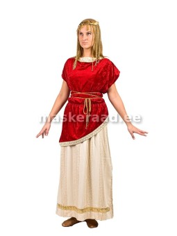 .Historic Greece-Roman woman of the Red toogaga