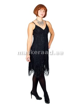 Brilliant black shoulder straps dress