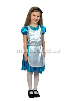 Alice blue dress and white apron,