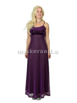 Festive purple long dress