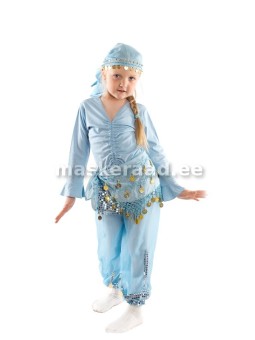 Araabia helesinine kõhutantsu kostüüm, laste