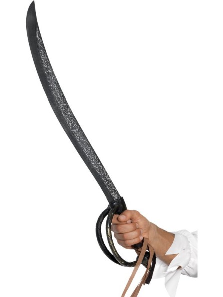 Pirate Sword, 70Cm, Aged Effect, Deluxe