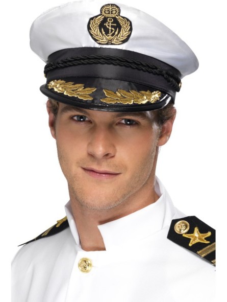 Captain Hat, White