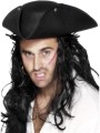 Pirate Tricorn Hat, Black