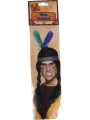 Native American Inspired Feathered Headband, Multi-Coloured