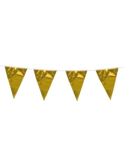Dekoratsioon- kuldsed lipukesed 3m paelal