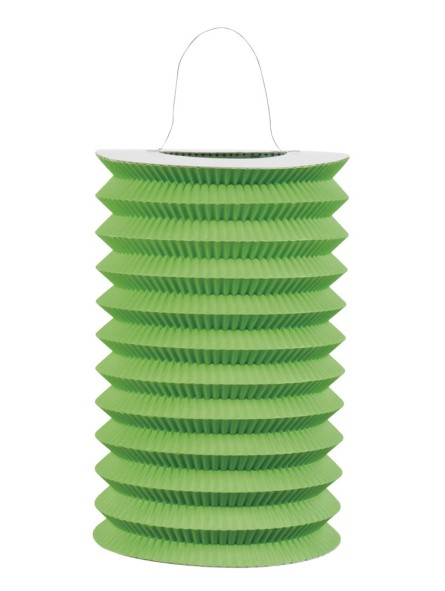 Silinder roheline paberlatern 15cm