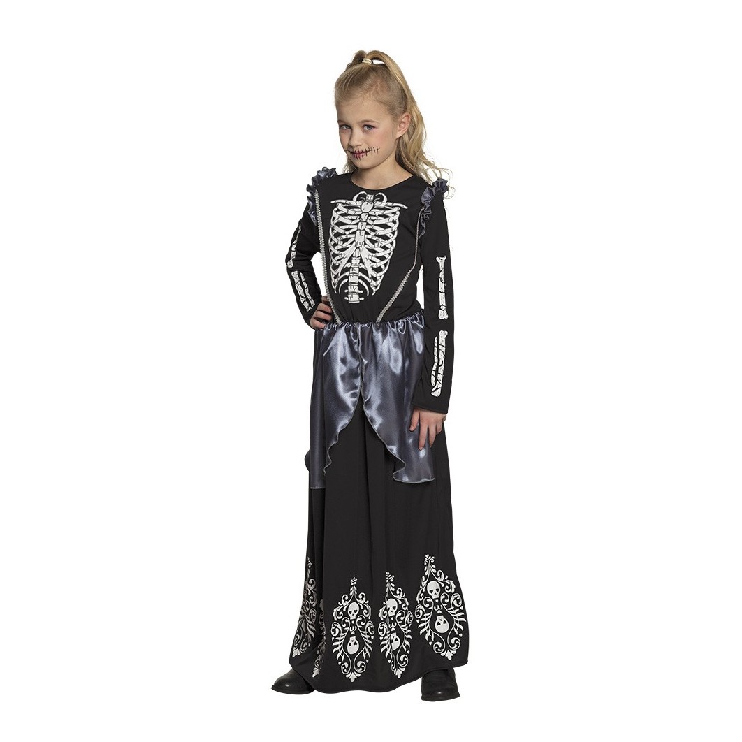 Tüdrukute skeletikuninganna kleit 4-6