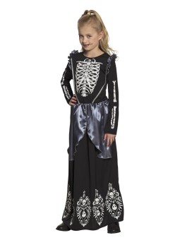 Tüdrukute skeletikuninganna kleit 7-9
