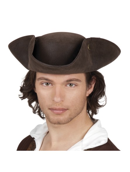 Piraadi pruun sametine müts