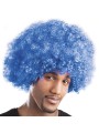Afro parukas sinine