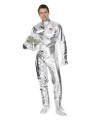 Hõbedane kosmonaudi kostüüm- M