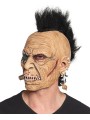 Lateks zombi juukse harjaga mask