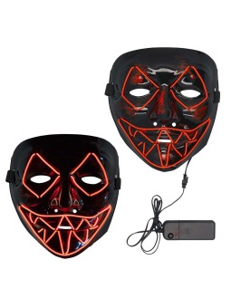Punaste LED tuledega killer mask